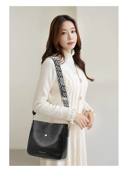 100% cowhide brand shoulder Bag Large capacity For luxury designer handbag women Handbags leather single shoulder straddle bag
