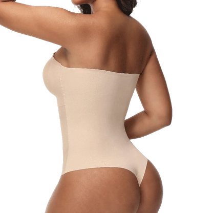 Strapless Thong Bodysuits 4XL Women Belly Control Full Body Shaper Push Up Breast Underwear Plus Size Women's Clothing
