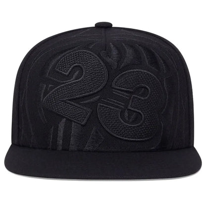 Unisex 23 Basketball Letter Embroidery Hip-hop Hats Outdoor Adjustable Casual Baseball Caps Sunscreen Hat