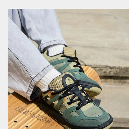 Men's Board Shoes Rebound Versatile Anti-slip Thick-soled Casual Wear-resistant Male Sneakers 672536610