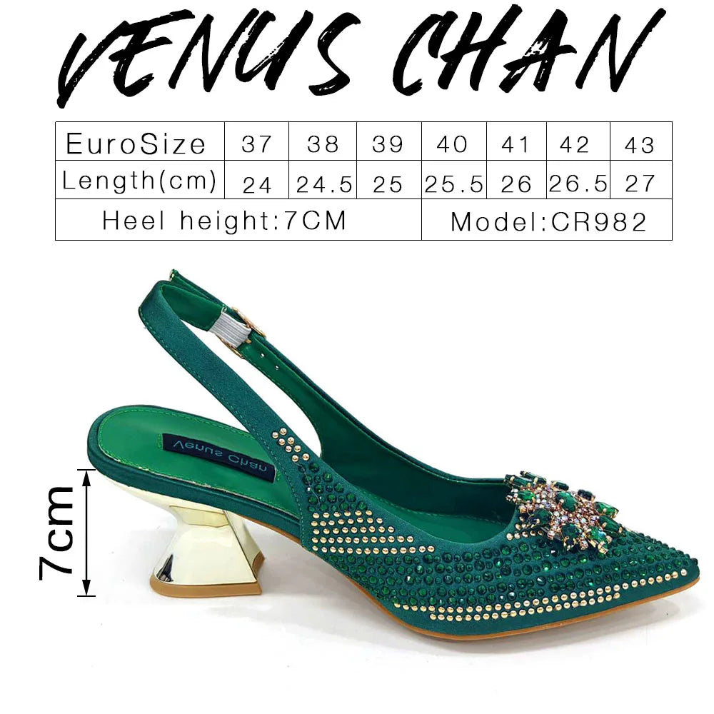 Elegant Women's Shoes and Bag Sets Wedding Party Bags and Shoes Comfortable Mid Heel Shoes Commuting Shoes for Women
