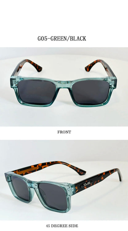 Polarized Sunglass Men Vintage Sunscreen Square Sunglasses Women Trendy Fashion Glasses Gafas De Sol Hombre Lunette Soleil Femme