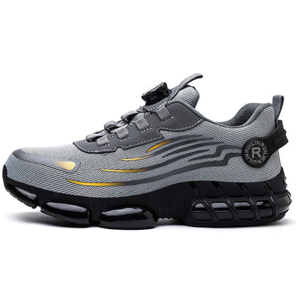 Indestructible Steel Toe Protective Safety Shoes Slip Resistant Abrasion Resistant Work Shoes Men Tough Comfortable Sneaker ﻿