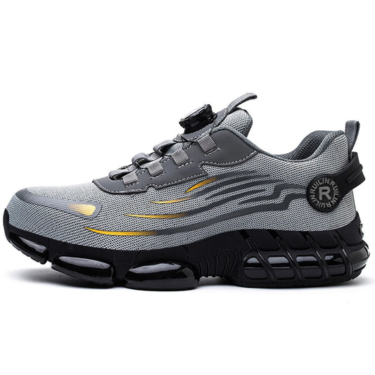 Indestructible Steel Toe Protective Safety Shoes Slip Resistant Abrasion Resistant Work Shoes Men Tough Comfortable Sneaker ﻿