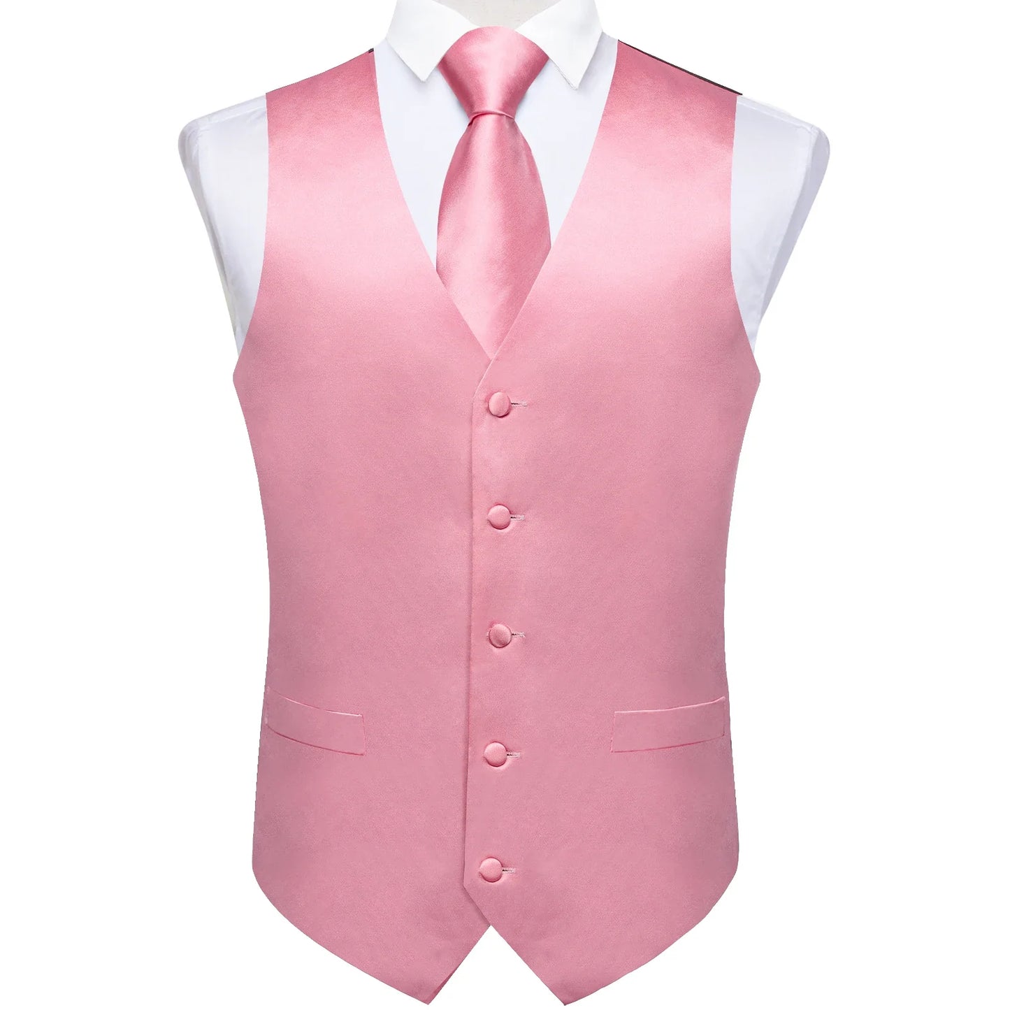 Wedding Party Green Men's Vest Shirt Accessories Fashion chaleco hombre for Man Four Seasons Wear Wholesale Necktie Handkerchief