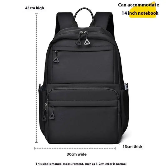 New Universal Casual Trendy Student Backpack Large Capacity Schoolbag Fashion Travel Bag Unisex Laptop Backpack