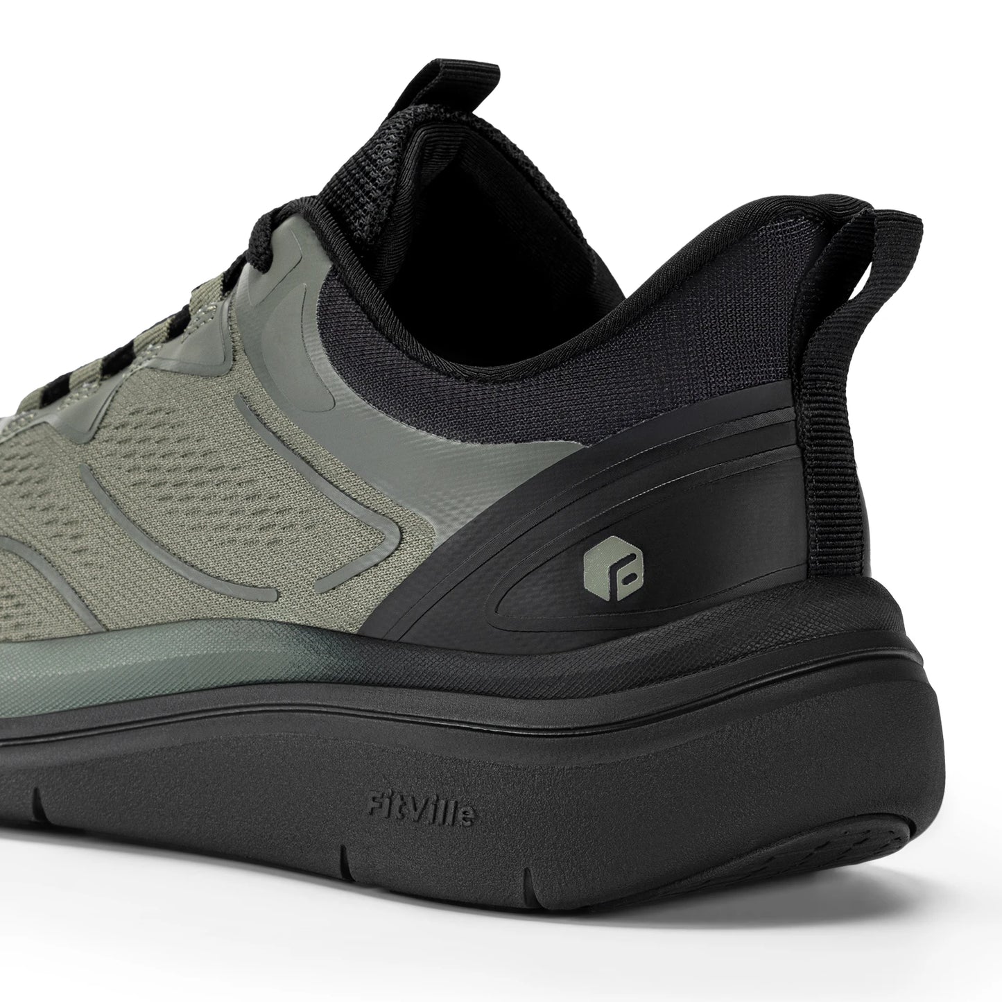 Men's Walking Shoes Thick Soled Slip On Shoe Height Increasing Breathable Sneakers Wide Comfortable Outside&Work Shoe
