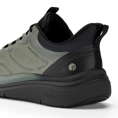 Men's Walking Shoes Thick Soled Slip On Shoe Height Increasing Breathable Sneakers Wide Comfortable Outside&Work Shoe