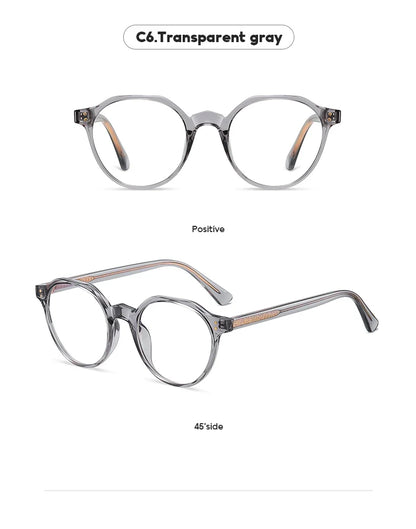 Simple Fashion Geometric Polygonal Personalized Design Blue Light Reading Glasses Customizable Prescription PFD2084