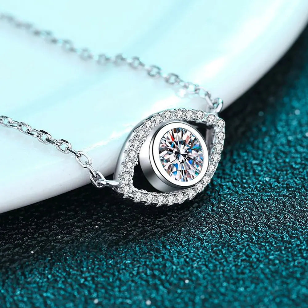 5mm D Color Moissanite Necklace Lab Diamond GRA Certified Fine Jewelry 925 Sterling Silver Necklaces Wedding for Women