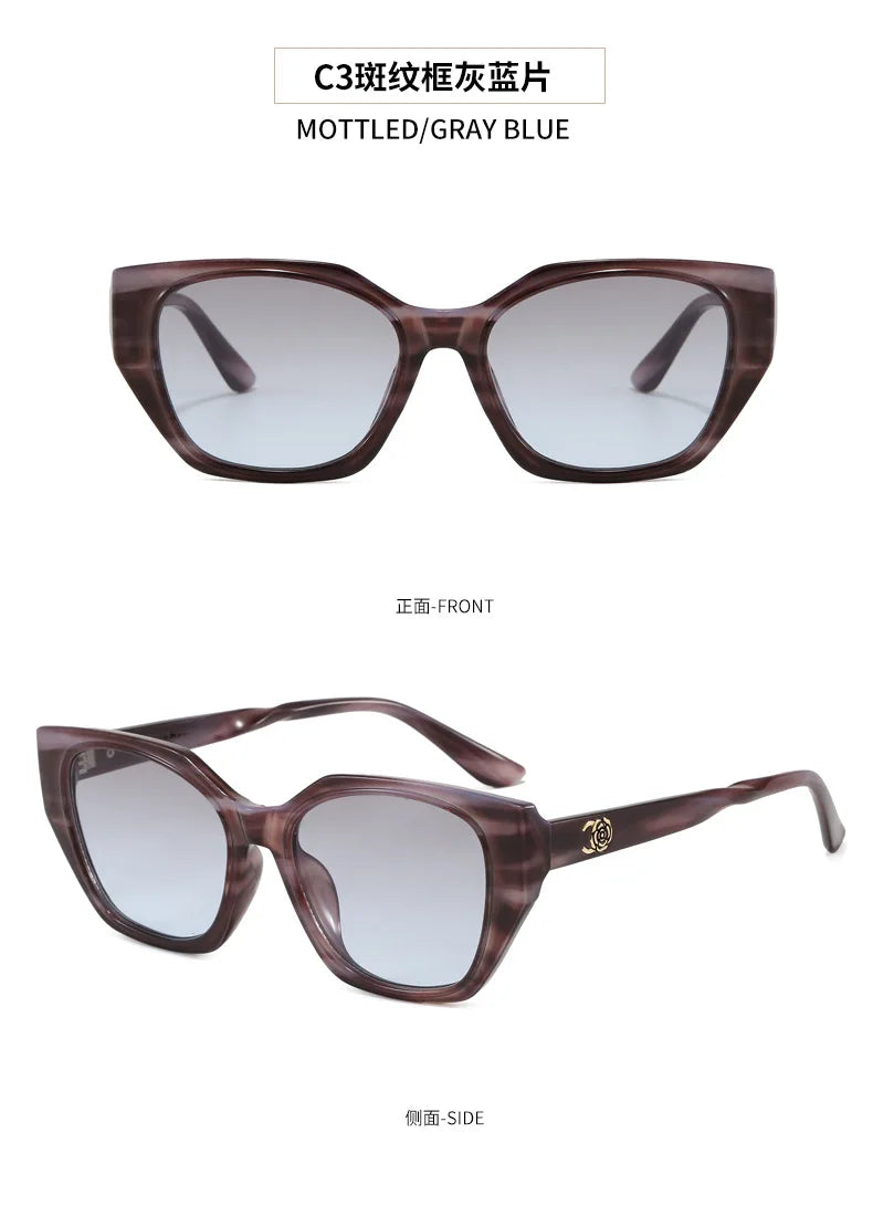 Women's Cat Eye Sunglasses for Women UV400 Gradient Lenses Casual Streetwear Shades Ladies Sun Glasses Lentes De Sol Mujer