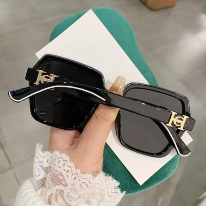 Polygon High Quality Sun Glasses Women New 2025 Fashion UV400 Anti UV400 Driving Vintage Girls Sunglasses Lentes De Sol Mujer