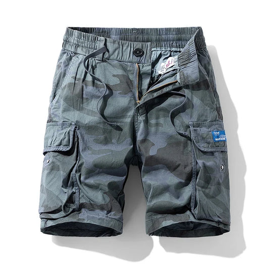 Sports Outdoor Casual Breathable Straight Leg 5 Inch Street Short Pants Men's New Summer Trend Brand Wide Loose Cargo Shorts