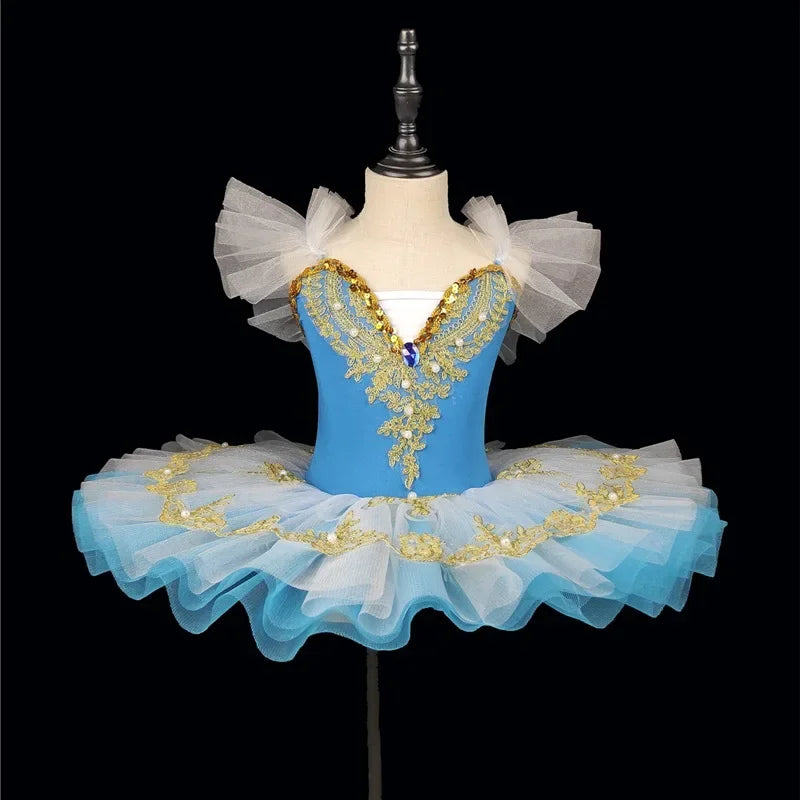 Summer Toddler Girl Ballet Dress Elegant Vestidos Kids Outfit Stage Children's Dance Costume Baby Tutu Dresses Girls Clothes