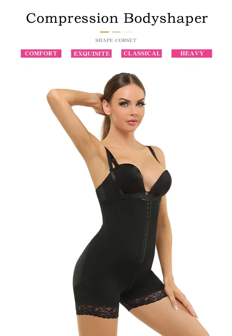 New Arrival High Compression Fajas Abdominal Board Post Surgery  Strapless Figure Corrector Tummy Control  Waist Body Shapewear