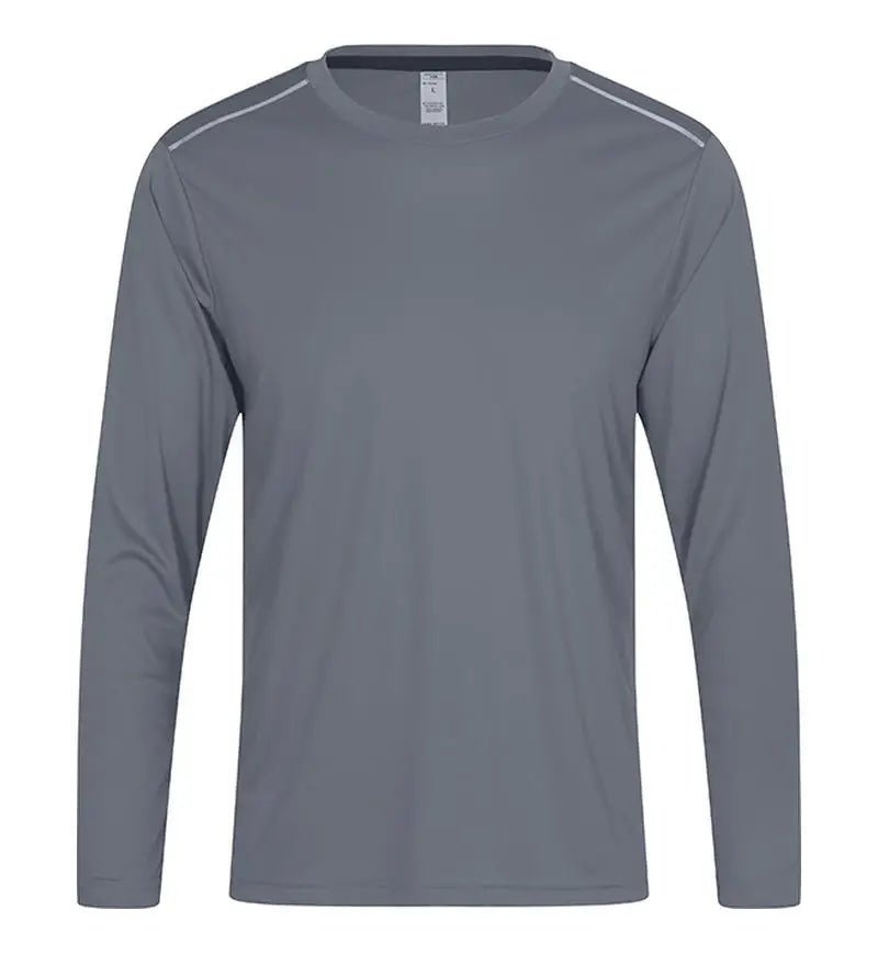 High Quality Spandex Men Women Kids Running Long Sleeve T-Shirt Quick Dry Gym Fitness Shirt Training Exercise Clothes Sports Top