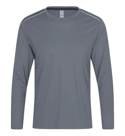 High Quality Spandex Men Women Kids Running Long Sleeve T-Shirt Quick Dry Gym Fitness Shirt Training Exercise Clothes Sports Top