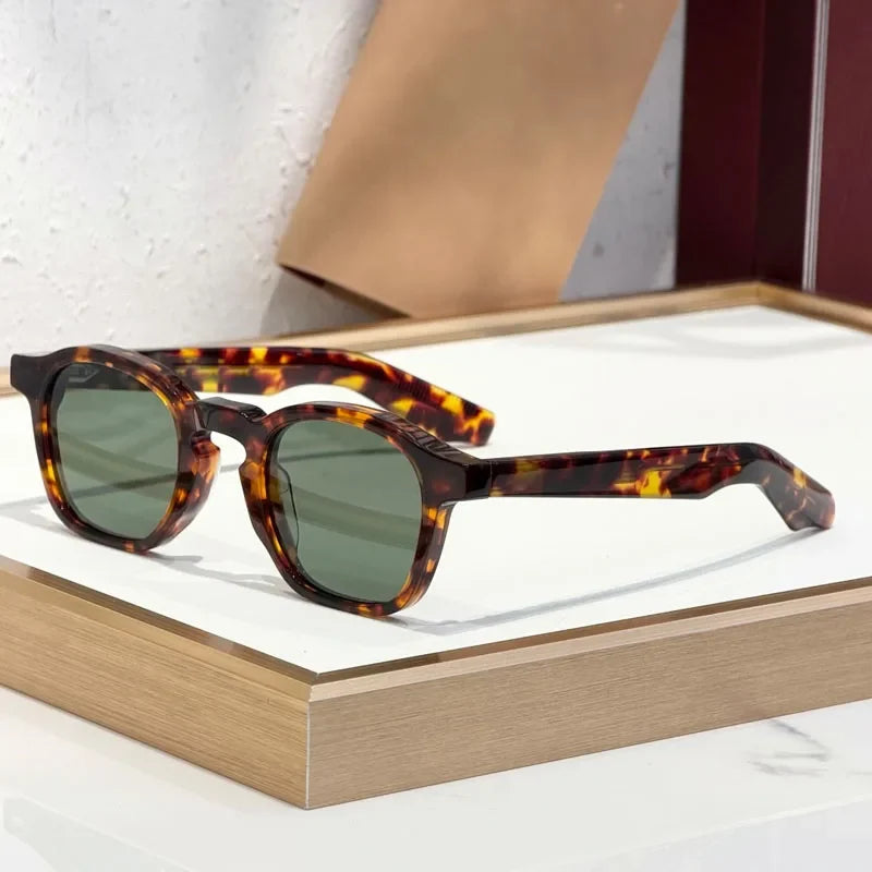 Modern Square Classical Sunglasses Men Women Handmade Fashion High Street Premium Quality UV400 Glasses with Case