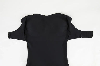 Strapless Thong Bodysuits 4XL Women Belly Control Full Body Shaper Push Up Breast Underwear Plus Size Women's Clothing