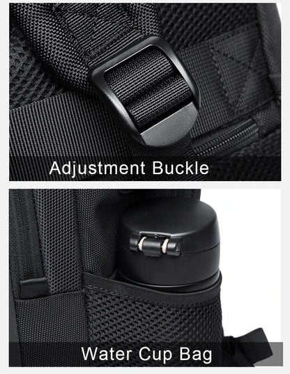 Lightweight 15.6 inch Laptop Backpack Waterproof USB Charge Port Multifunctional Travel Hiking School Bag Mochila for Men