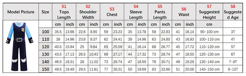 New Judy Zootopia Bunny Costume Cosplay Headband Halloween Party Clothes Disguise Cartoon Zootropolis Roleplay Fantasia Outfits