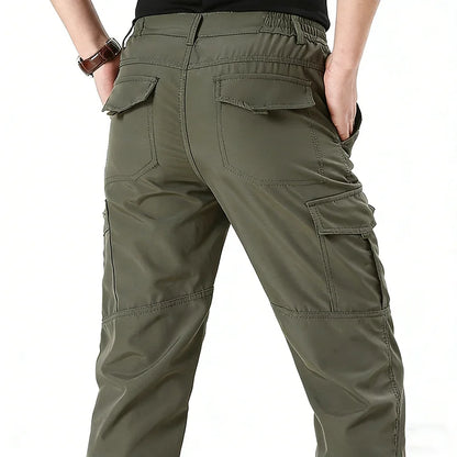 2026 Outdoor Work Tactical Pants Men Spring Autumn Casual Cargo Trousers Waterproof Hiking Pant Elastic Traveling Workwear Pants