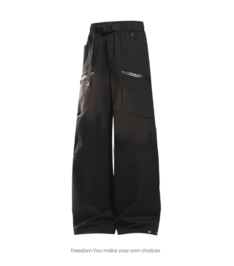 Autumn Hiking Pants Male With Belt Outdoor Waterproof Windproof Camping Trousers Spring Women Wear-Resistant Mountaineering Pant