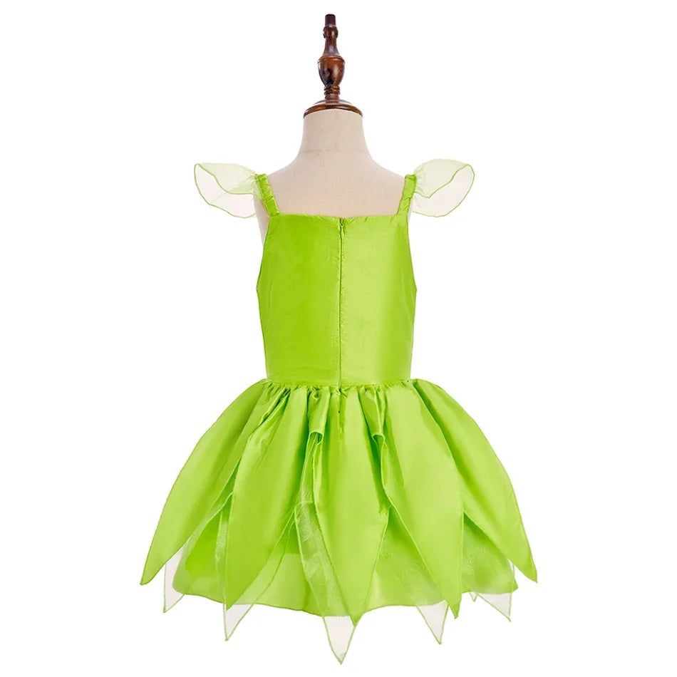 Children Snow White Cinderella Aurora Anna Elsa Costume Girl Cosplay Dress Kids Encanto Mirabel Little Mermaid Halloween Clothes