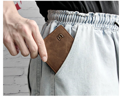 2022 New Fashion PU Leather Men's Wallet With Coin Bag Zipper Small Money Purses Dollar Slim Purse New Design Money Wallet