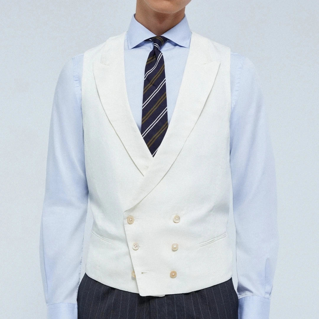 Men Vest Pink Double Breasted With Lapel Solid Waistcoat For Wedding Banquet Business Work Office Casual Daily Men Suit Vest