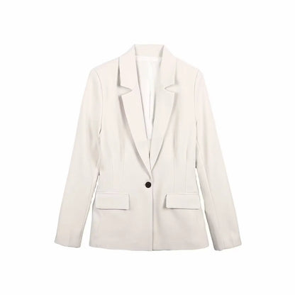 2026 New Office Women's Blazers & Jackets Fashion Slim Elegant Spring Women's Jacket Chic Young Commuter Warm Long Sleeve Blazer