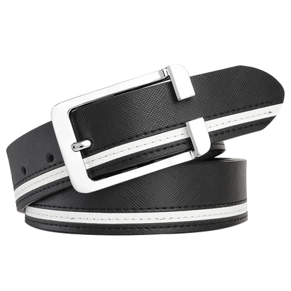 Luxury Brand Belts for Men &Women Unisex Fashion Shiny White Design pin Buckle High Quality Waist Leather Belts ceinture homme