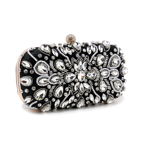 Women Clutch Bag Rhinestone Wedding Clutch Purse Luxury Women's Party Purse and Handbags Wallets Elegant Shoulder Bag