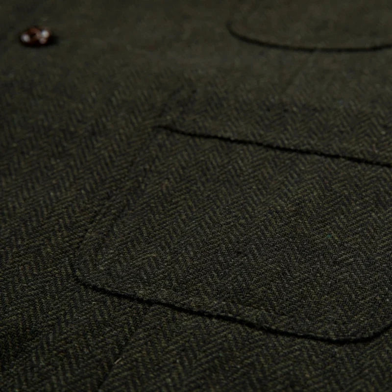 Men Vest Green Herringbone Solid Single Button Waistcoat For Birthday Wedding Business Banquet Work Daily Casual Men Suit Vest