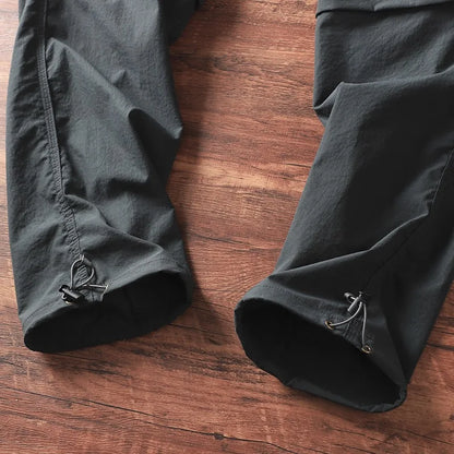 Men's Lightweight Cargo Pants Straight Casual Sport Shorts Summer Quick Drying Breathable Outdoor Fishing Hiking Climbing Pants
