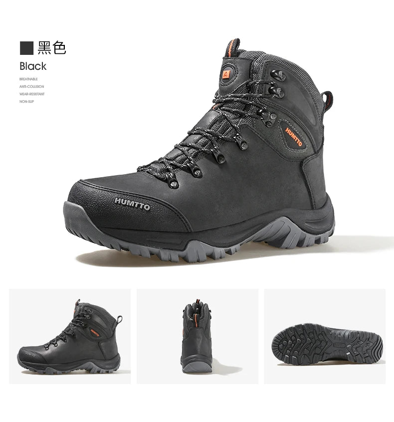 Hiking shoes Men's waterproof hunting Boots Tactical Desert Combat Ankle trekking Boots Male Women warm Leather Sneakers