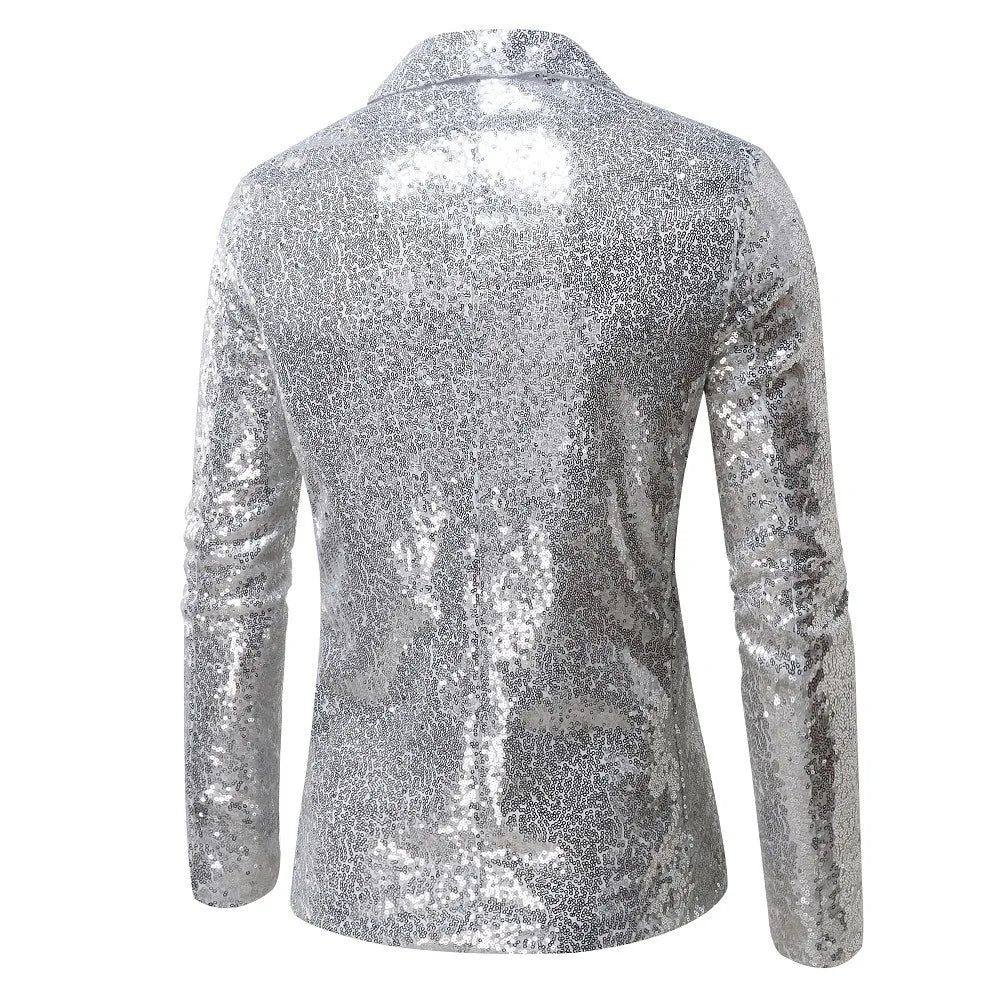 Suit Men's Performance Dress Sequined Suit Nightclub Men's Clothing Host Master Studio Men's Jacket