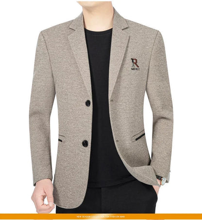 Brand 2026 Spring Business Blazer for Men Solid Autumn Casual Men's Jacket Blazer Fashion Single Breasted Suits Mens