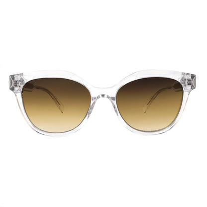 Retro Vintage Sunglasses Transparent Acetate Frame Gradient UV400 Non Polarized Unisex Fashion Sun Glasses