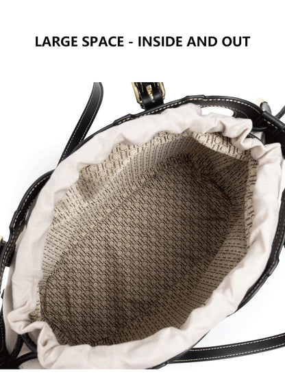 High-end Brand Women's Handbag Fashion Hollow 2026 New Large Capacity Simple Shoulder Bag