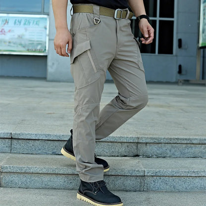 Military Tactical Pants Cargo Men Waterproof Trousers Casual Pants Wear-resistant Multi-pocket Outdoor Hiking Work Trousers Male
