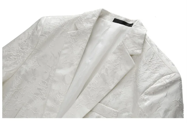 2026 New Men Business Social Suit Jacket Summer Male Single Breasted Thin Dress Male Jacquard Blazers Coats