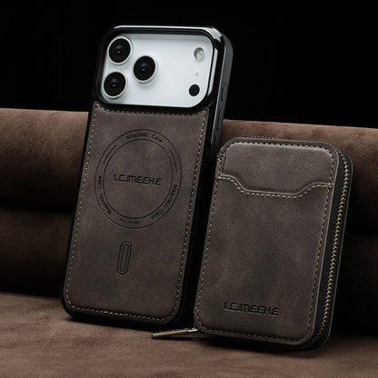 Detachable Magnetic Wallet Leather Phone Case for IPhone 17 Pro Max Air 16 Plus 15 14 13 12 11 Pro 16E Anti-Theft Brush Cover