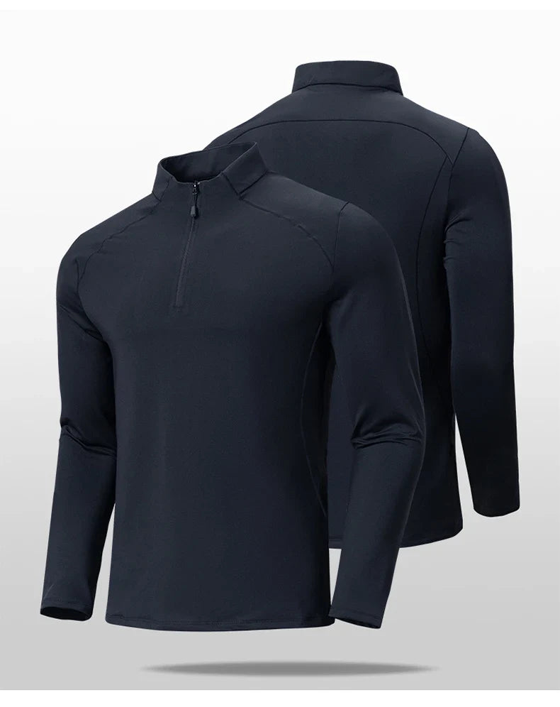 Men's High Quality Cycling Hiking Outdoor Sports Long Sleeve T-Shirt Leisure Speed Dry Running Fitness Sports Clothing Tops