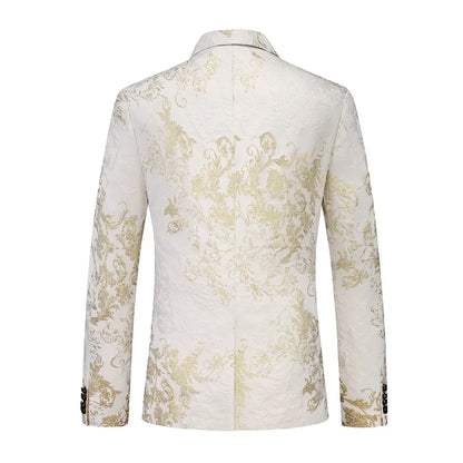 Men's Red Single-Button V-Neck Suit Jacket, Asian Sizing Long Sleeve Coat, Wedding Party Wear Blazers. 2026 New