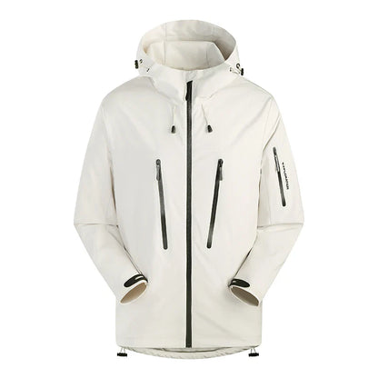 Spring New Men's Mountaineering Jacket Windproof and Waterproof Fabric Fashion Hip Hop Design Casual Oversize Outdoors Coat