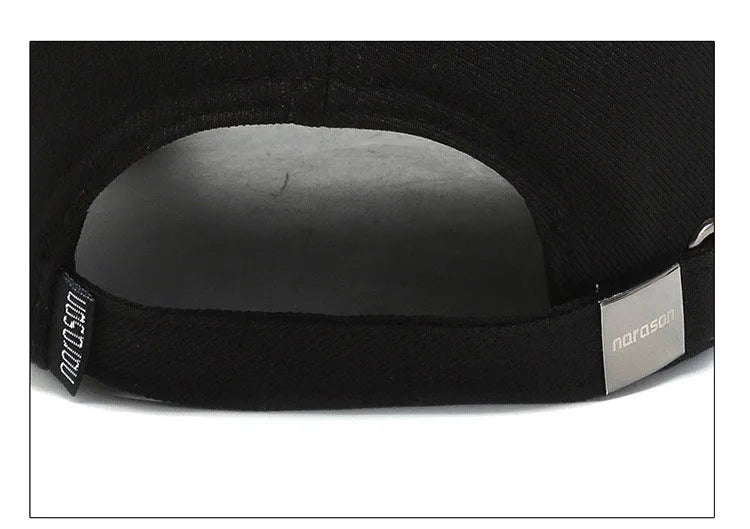 Unisex Hua Label Baseball Cap Hip Hop Adjustable Casual Hat Spring Autumn Outdoor Sunscreen Cap