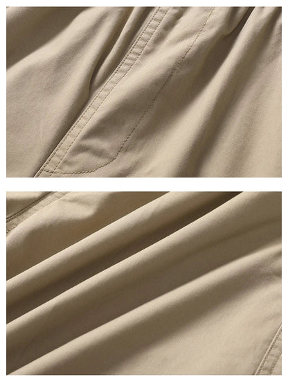 Mens Light Weight Cotton Shorts Summer Casual Shorts Baggy Sports Gym Work Shorts Wide Leg