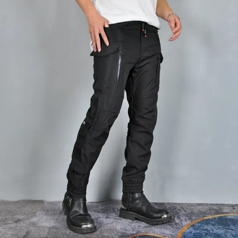 Motorcycle Riding Jeans Pants Waterproof reflective Soft Casual Inset Gear Wear-resistant Protective Layer On Hips And Knees