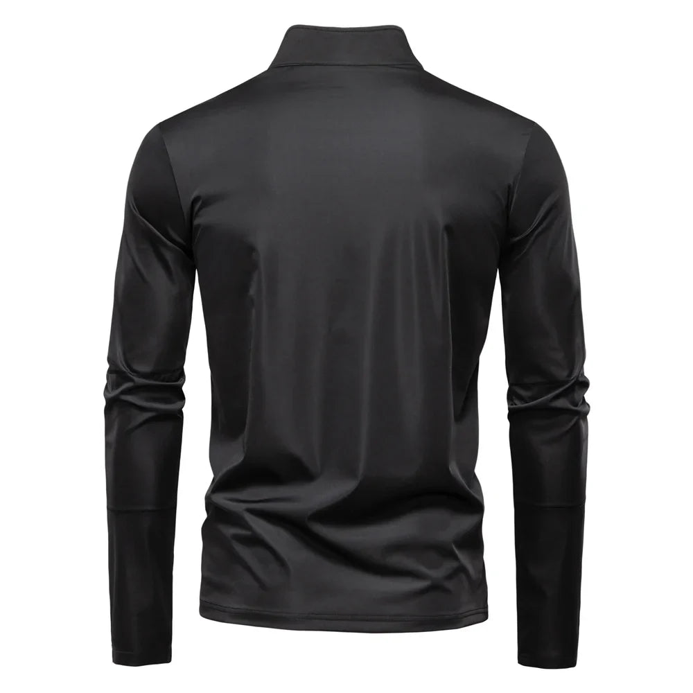 2025 Men's Spring Lightweight Breathable UV Protection Sun Shirt for Outdoor Activities Male T Shirt